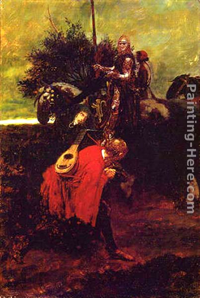 In Knighthood's Day painting - Howard Pyle In Knighthood's Day art painting